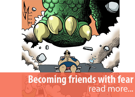 click for becoming friends with fear story