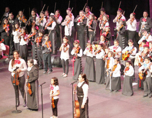 The final performance of the concert included beginner and advanced students. Tania Ritko/Mesa Legend