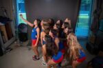 The Mesa Thunderbirds women's cross country team pose for a selfie