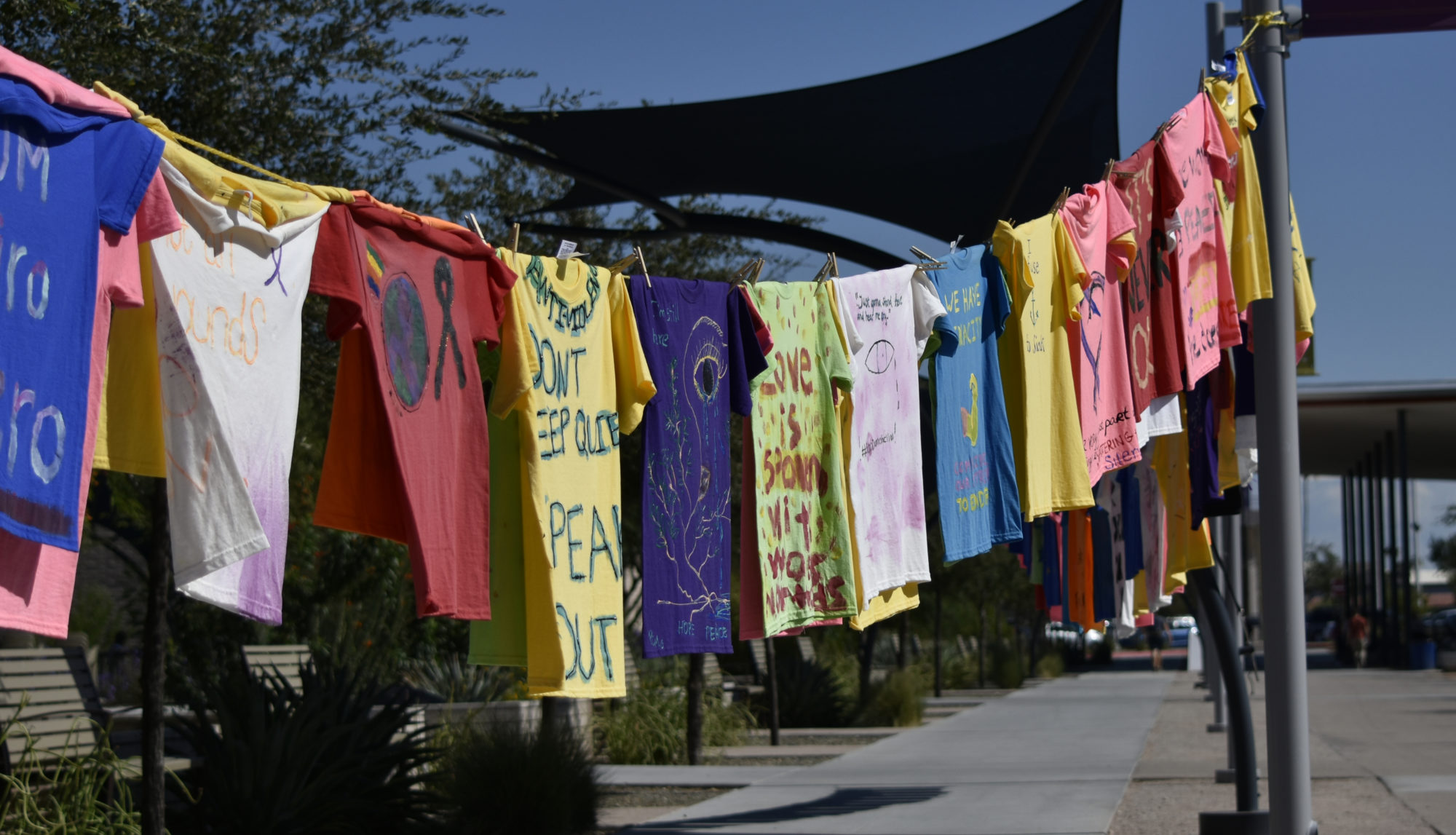 The Clothesline Project at MCC aims to educate on domestic violence