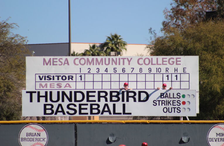 The Mesa Community College baseball team still embraces old traditions