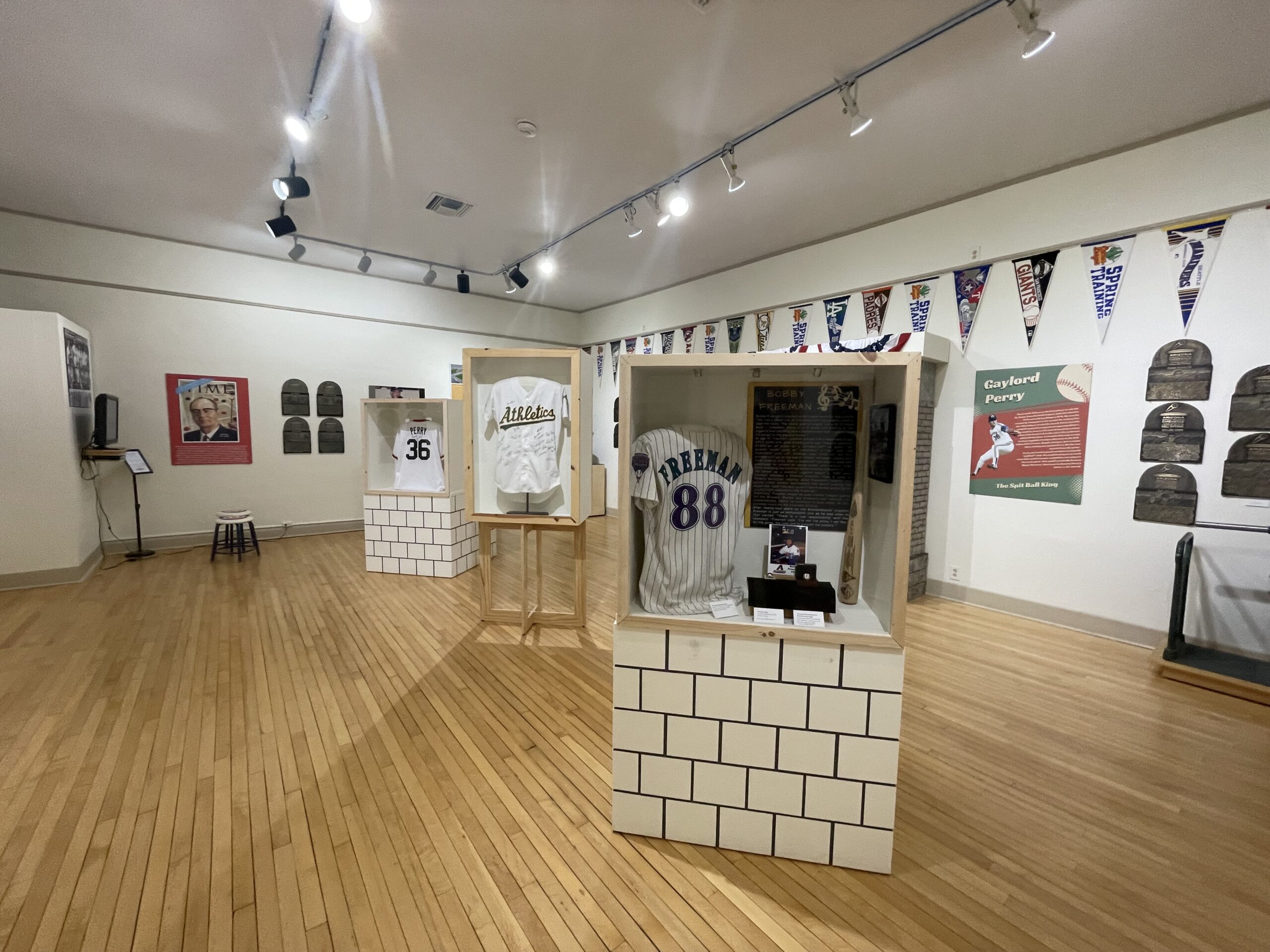 The Play Ball exhibit at Mesa Historical Museum covers the history of spring training baseball in the Phoenix metro area. (Photo provided by The Mesa Historical Museum)