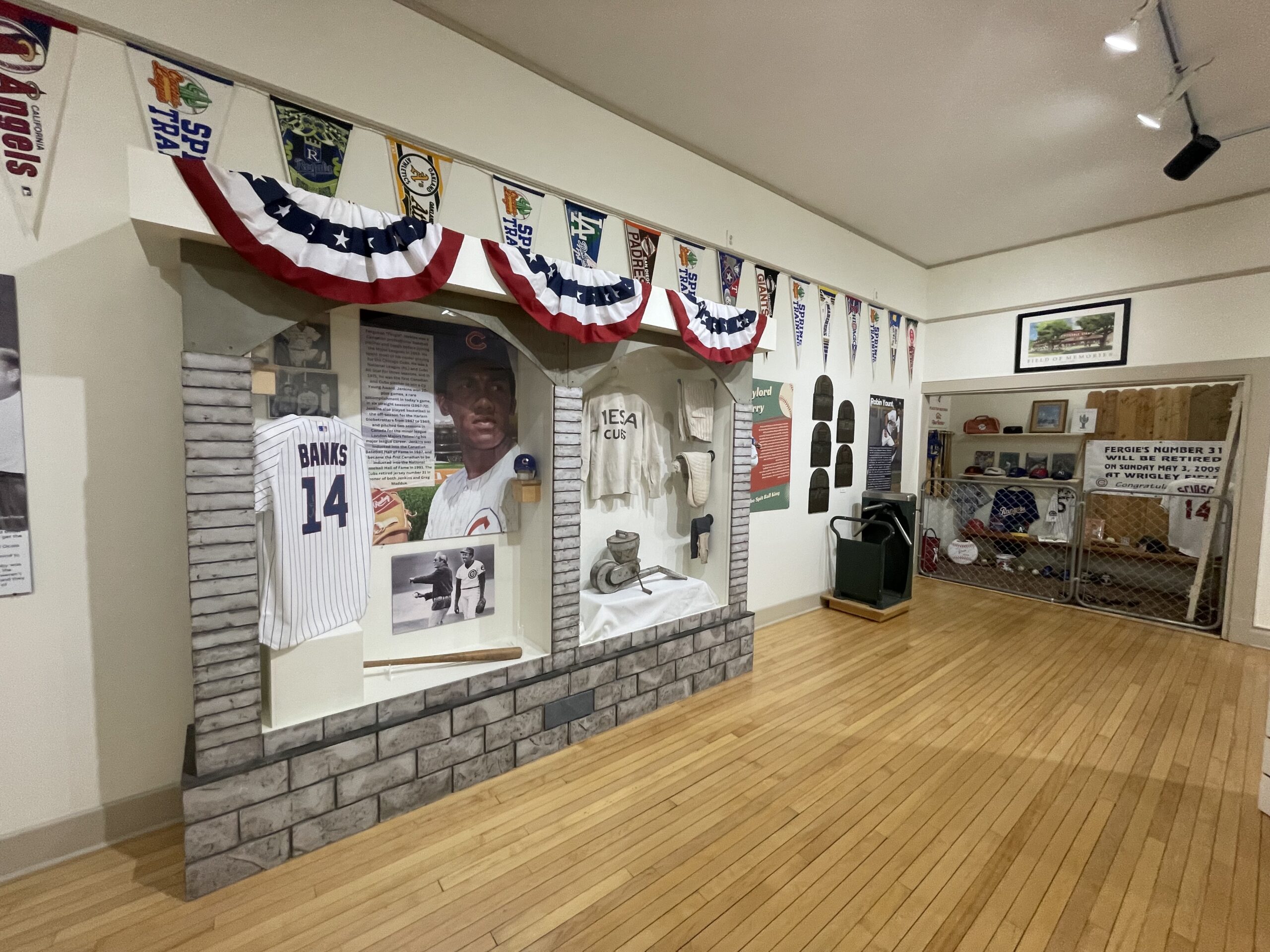 The Play Ball exhibit at Mesa Historical Museum covers the history of spring training baseball in the Phoenix metro area. (Photo provided by The Mesa Historical Museum)