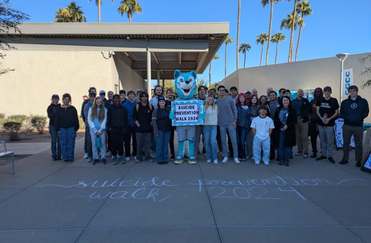 Chandler-Gilbert Community College held its second annual Suicide Prevention Walk  