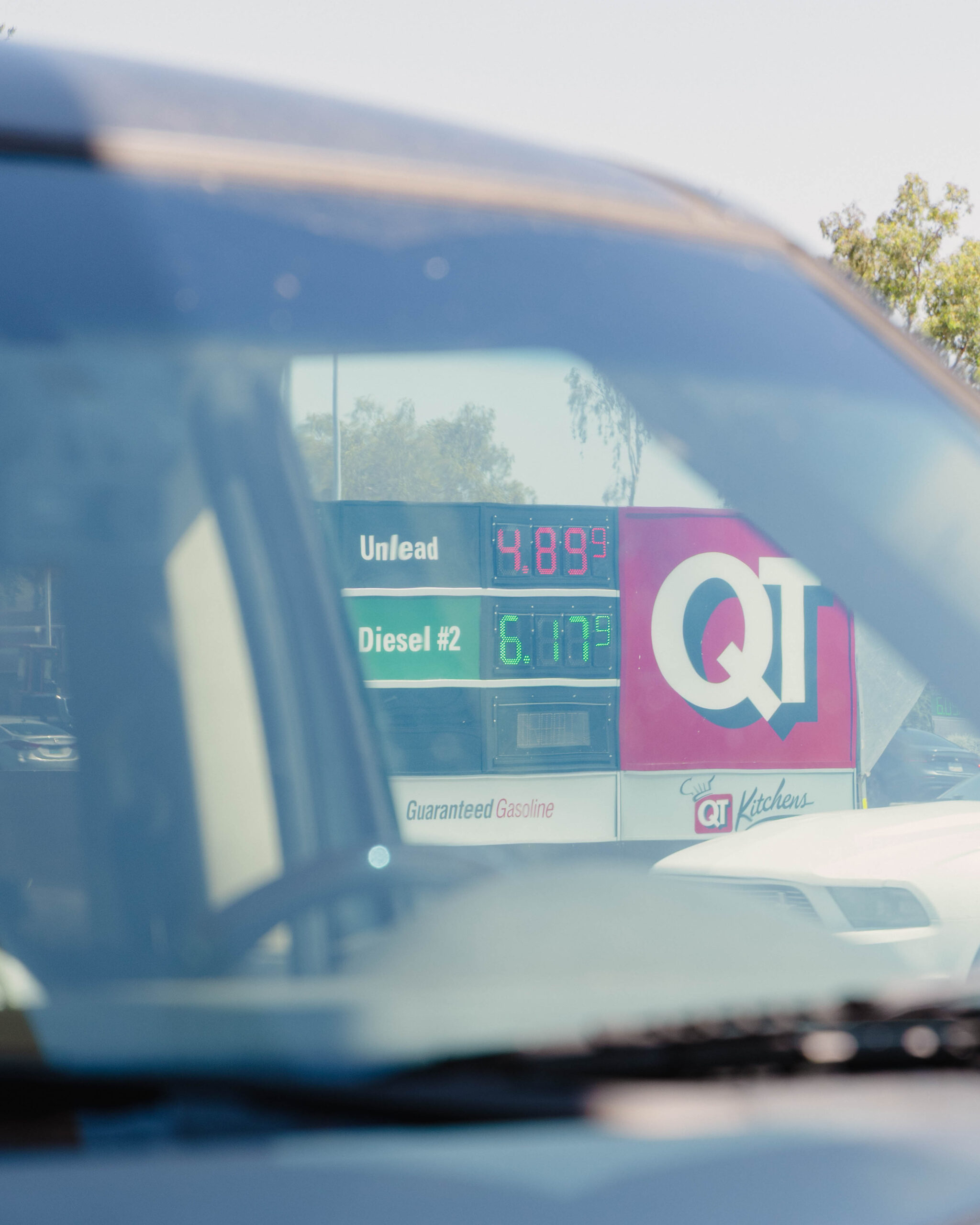 Gas prices advertised at a Quiktrip location in Mesa, AZ on April 7, 2026. (Photo: Jak Holdcraft)